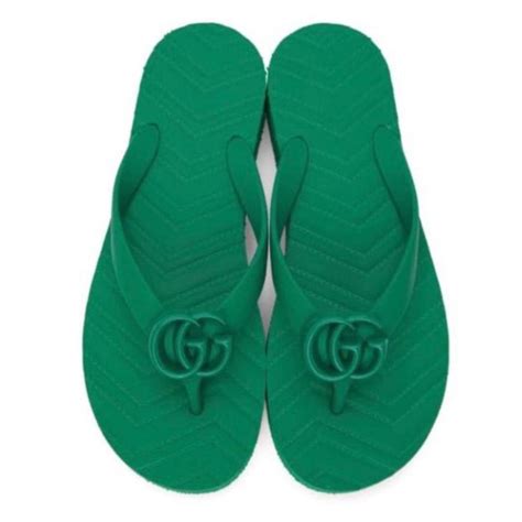 yellow gucci flip flops|Gucci inspired flip flops.